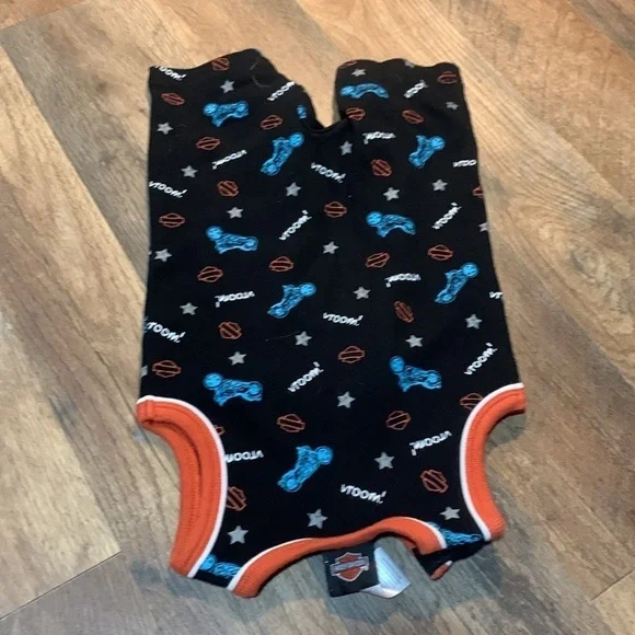 Harley-Davidson Motorcycles Baby Onesie Baby Outfit 3/6 Month Infant Newborn - Picture 4 of 4